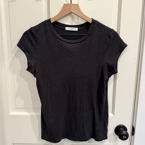 perfectwhitetee Black Short Sleeve Tee